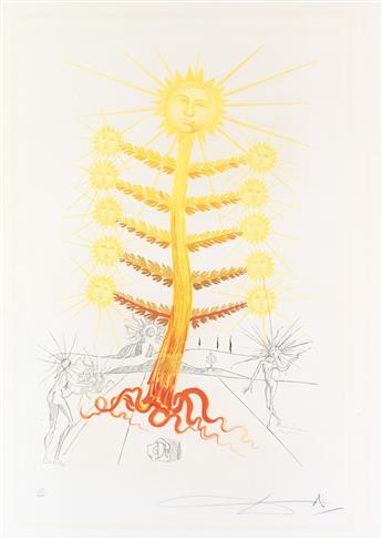 SALVADOR DALÍ Two prints from Flora Dalinea.